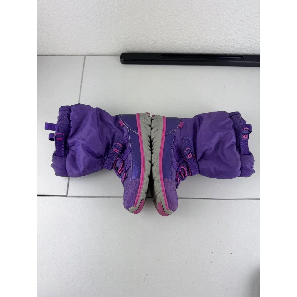 Stride Rite Girls M2P Sneaker Boot Purple‎ Pink 200 Gram Insulation 8 Waterproof
